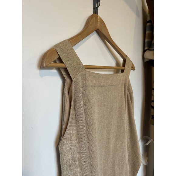 Soft Surroundings Camel Color Valencia Cold Shoulder Sweater Size Medium - Picture 4 of 9